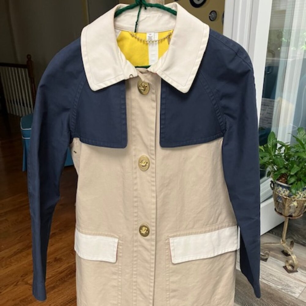 GUC **vintage prep** Coach Oxblood Beige trench coat